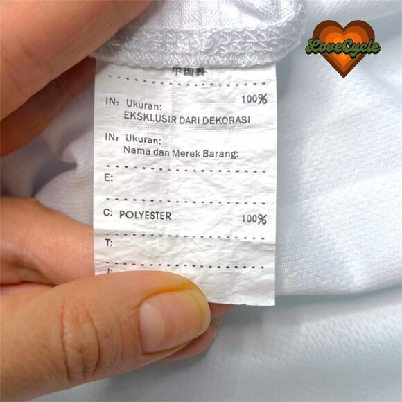 Men's Sport-Dri White & Blue Quick Dry Retro Sports Polo Shirt Top - Picture 6 of 6